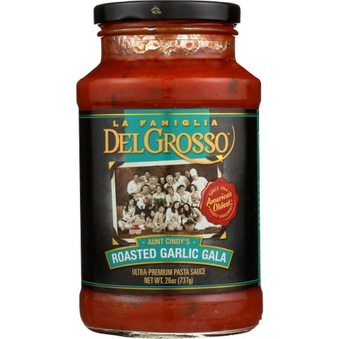 Pasta Sauce-Rstd Garlic Case of 6 X 26 Oz by La Famiglia Delgrosso