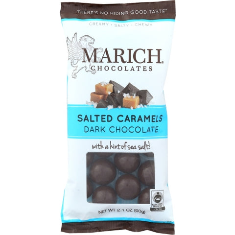 Choc Dk Sslt Caramel 2 Oz(Case Of 12) by Marich