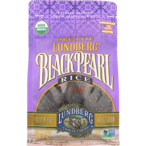 Lundberg, Organic Black Pearl Rice, 1 lb(Case Of 6)