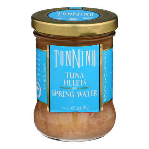 Tuna Fillets In Spring Water Case of 6 X 6.7 Oz by Tonnino
