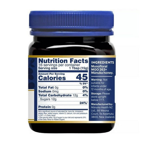 Manuka Health, New Zealand Mgo + Manuka Honey, 8.8 Oz Manuka Health