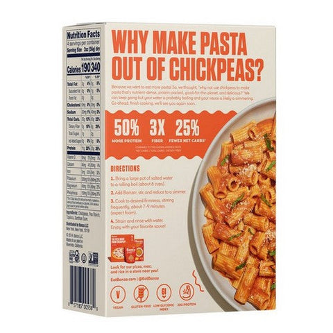 Banza, Rigatoni Chickpea Pasta, 8 Oz(Case Of 6) Banza