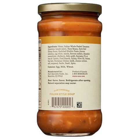 Rao's, Rao'S Specialty Food Soup Pasta & Fagioli, 16 Oz(Case Of 6) Rao's