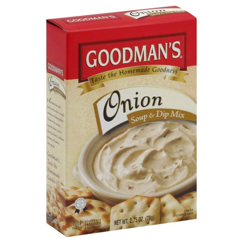 Goodmans, Mix Soup & Dip Onion, 2.75 Oz(Case Of 24) Goodmans