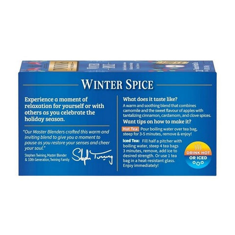 Twinings Tea, Tea Winter Spice, 20 Bags(Case Of 6) Twinings Tea