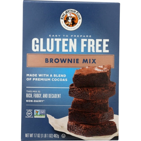 King Arthur, Mix Brownie Gluten Free, 17 Oz(Case Of 6) King Arthur