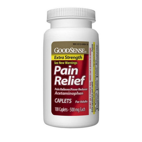 Good Sense, Acetaminophen, 500 Mg, 100 Caplets Good Sense