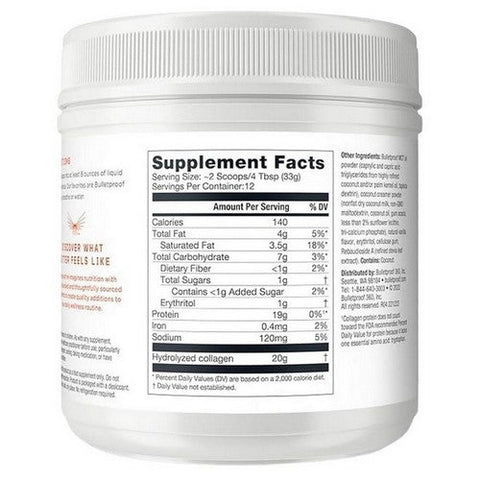 Bulletproof, Collagen Protein Powder Vanilla, 14.3 Oz Bulletproof