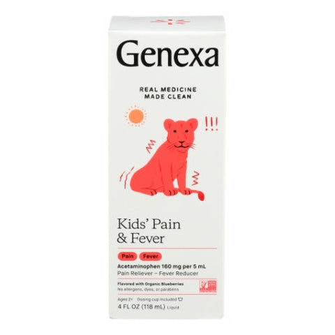 Genexa, Kids Pain Fever, 4 Oz Genexa