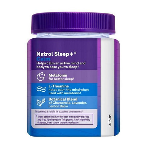 Natrol, Sleep Plus Calm Gummy Strawberry, 60 Gummies Natrol