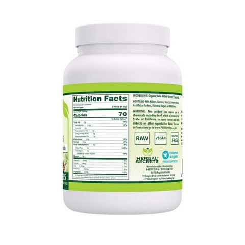 Amazing Nutrition, Herbal Secrets Organic Ground Flaxseed Powder, 2 lbs Amazing Nutrition