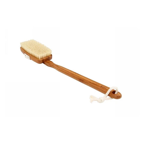 Bass Brushes, Bamboo Square Style Body Brush with Naural Bristles, 1 Count Bass Brushes