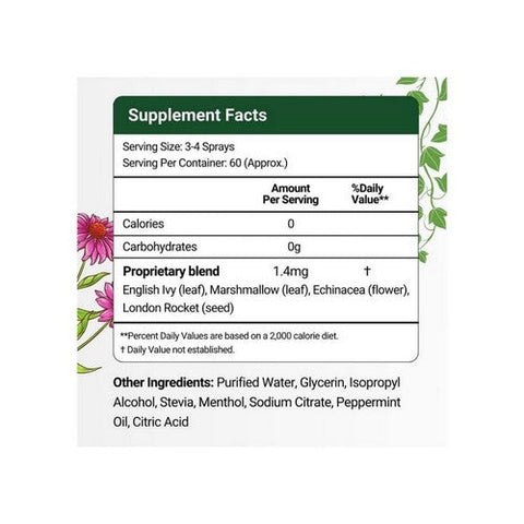 Herbion Naturals, Ivy Leaf Throat Spray, 2 Oz Herbion Naturals