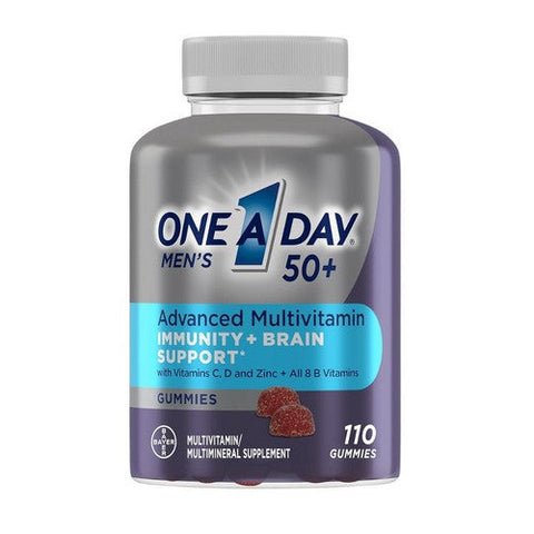 Men'S 50+ Advanced Multivitamin 110 Gummies by One A Day