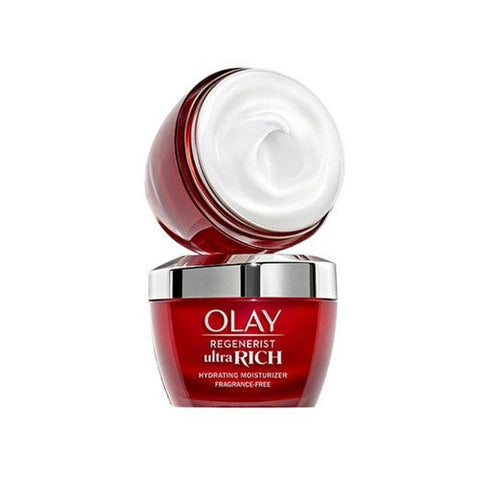 Crest, Olay Regenerist Ultra Rich Hydrating Moisturizer Fragrance-Free, 1.7 Oz