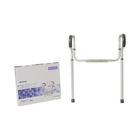 McKesson, Medline Toilet Safety Frame Rails With Foam Armrests, 1 Count McKesson