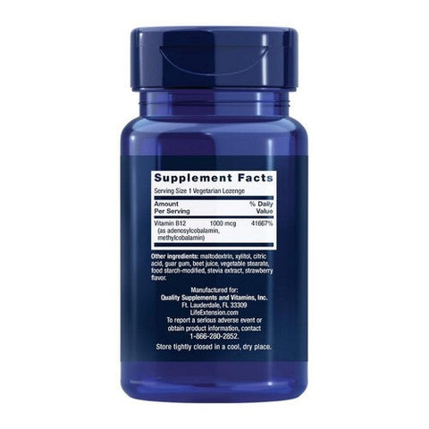 Life Extension, B12 Elite, 60 Lozenges Life Extension