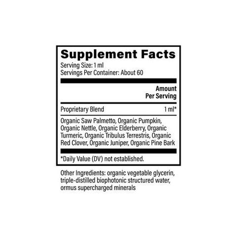 Global Healing Center, Raw Herbal Extract Prostate Health, 2 Oz Global Healing Center