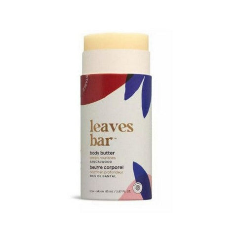 Attitude, Leaves Bar Body Butter Sandalwood, 3 Oz