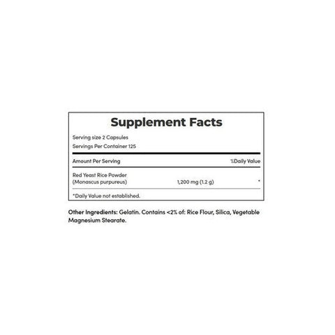 Nature's Bounty, Red Yeast Rice, 600 Mg, 250 Caps Nature's Bounty