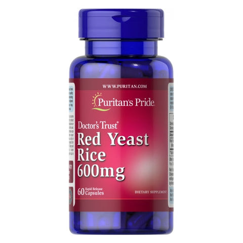Puritan's Pride, Red Yeast Rice, 600 mg, 60 Capsules Puritan's Pride