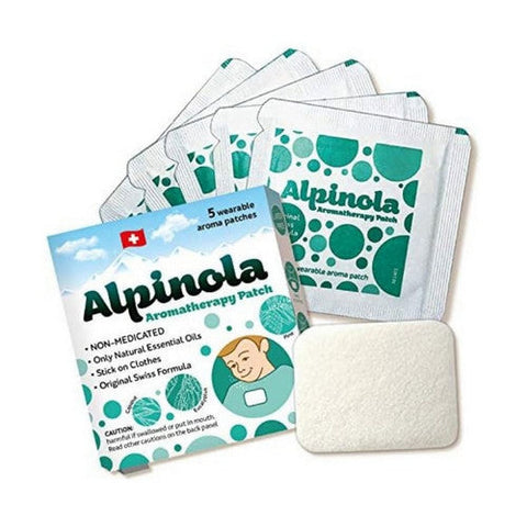 Alpinola, Aromatherapy Patches Essential Oils, 5 Count Alpinola