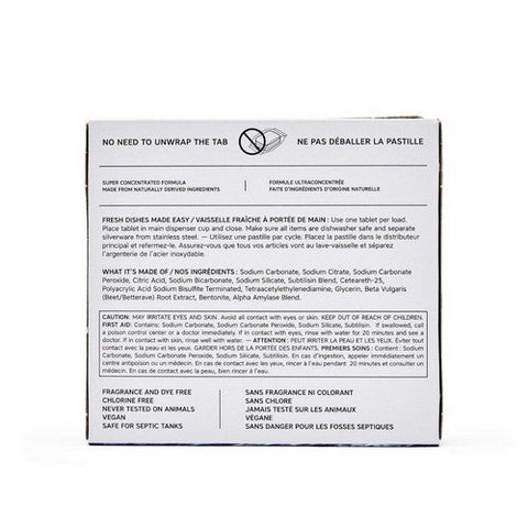 The Unscented Company, Dish Tabs All In One Biodegradable Unscented, 30 Tabs The Unscented Company