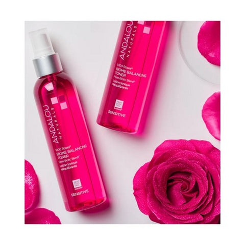 Andalou Naturals, 1000 Roses Biome Balancing Toner Sensitive, 6 Oz