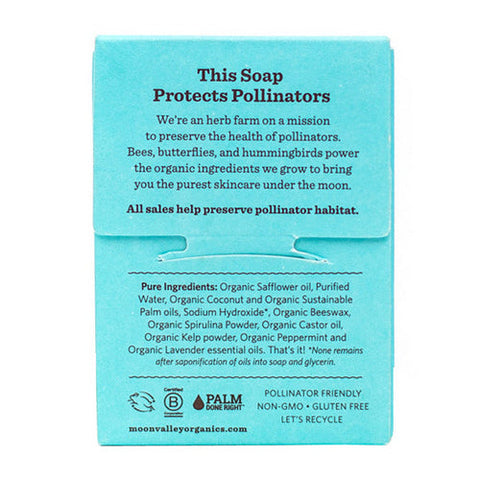 Moon Valley Organics, Herbal Soap Mint, 4 Oz Moon Valley Organics