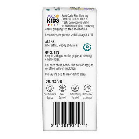 Aura Cacia, Kids Clearing Roll On, 0.31 Oz Aura Cacia