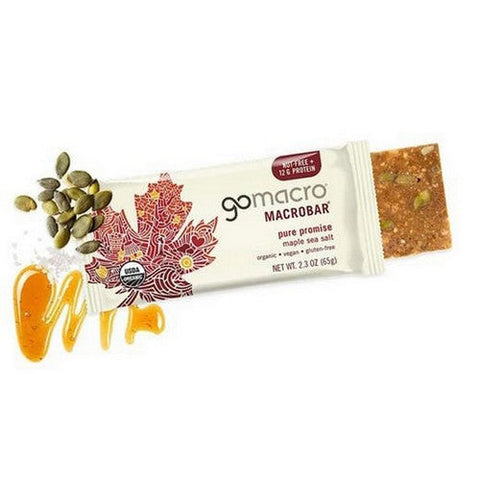 Gomacro, MacroBar Maple Sea Salt, 12 Count Gomacro