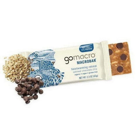 Gomacro, MacroBar Oatmeal Chocolate Chip, 12 Count Gomacro