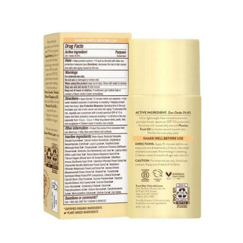 Babo Botanicals, SPF 50 Daily Sheer Fluid Mineral Sunscreen, 1.7 Oz Babo Botanicals
