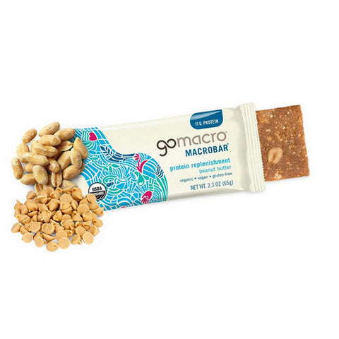 Gomacro, Organic MacroBar Peanut Butter, 12 Count Gomacro