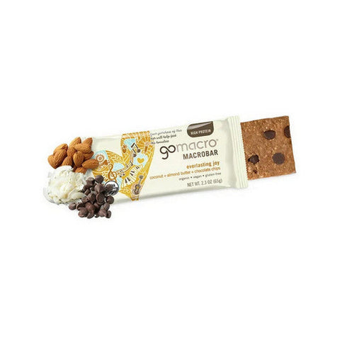Gomacro, Organic Coconut Almond Butter Chocolate Chip Bars, 4 Count Gomacro