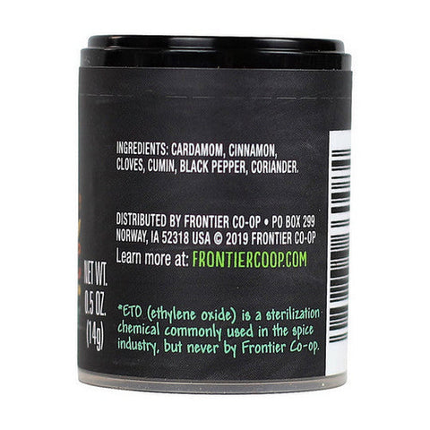 Frontier Coop, Garam Masala, 0.5 Oz Frontier Coop