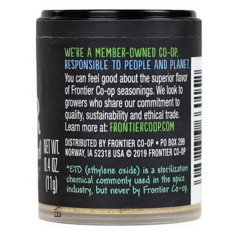 Frontier Coop, Ginger Root Ground, 0.4 Oz Frontier Coop
