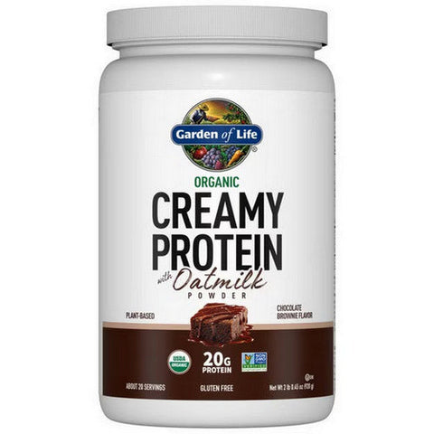 Garden of Life, Organic Creamy Protein with Oatmilk Chocolate Brownie, 920 Grams Garden of Life