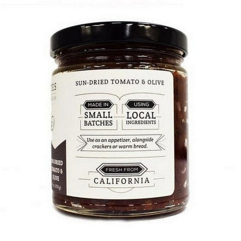 Sutter Buttes, Sun Dried Tomato And Olive Tapenade, 9 Oz Sutter Buttes