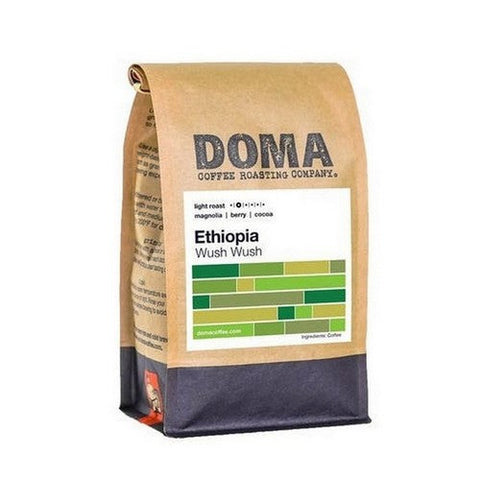DOMA Coffee Roasting Company, Ethiopia Whole Bean Coffee, 12 Oz DOMA Coffee Roasting Company
