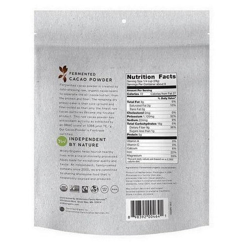 Wildly Natural, Organic Fermented Cacao Powder, 8 Oz Wildly Natural