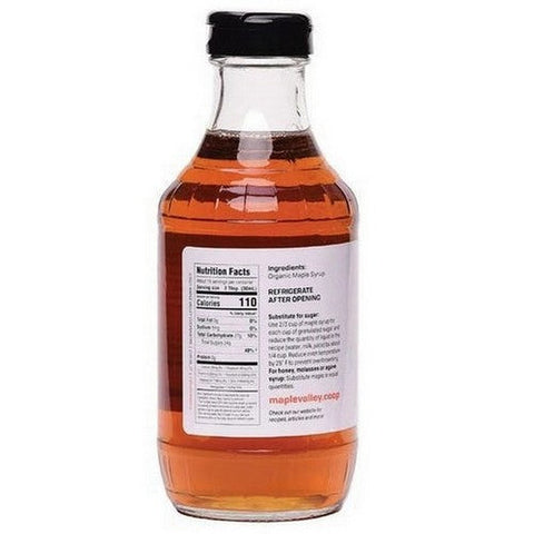 Maple Valley Cooperative, Organic Maple Syrup Amber And Rich, 16 Oz Maple Valley Cooperative