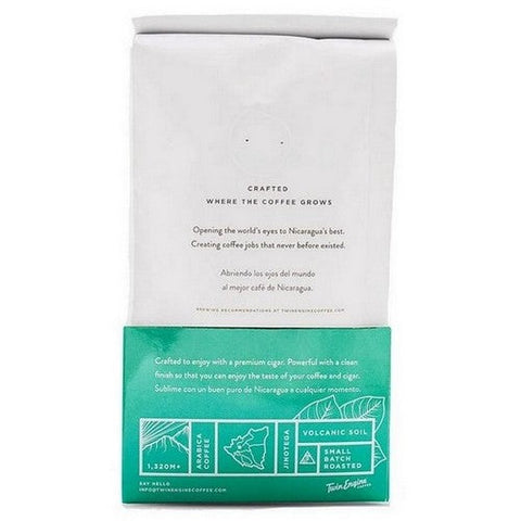 Twin Engine Coffee, Organic Ground Cigar No 1 Medium Coffee, 14 Oz Twin Engine Coffee