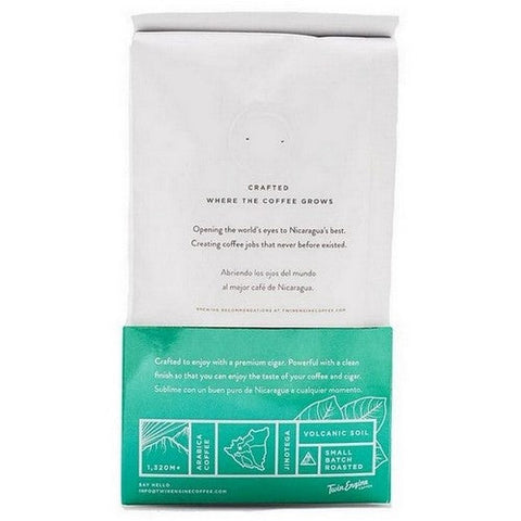 Twin Engine Coffee, Organic Cigar No 1 Dark Ground Coffee, 14 Oz Twin Engine Coffee