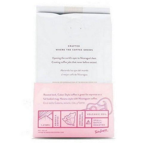 Twin Engine Coffee, Organic Cuban Style Whole Bean Coffee, 7 Oz Twin Engine Coffee