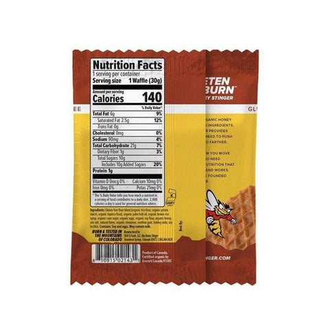 Honey Stinger, Organic Cinnamon Waffles, 1.06 Oz Honey Stinger