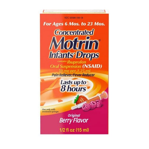 Infants' Ibuprofen Concentrated Drops Original Berry 0.5 Oz by Motrin