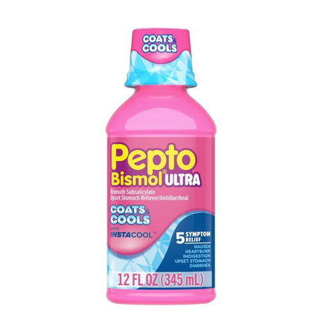 Bismol Ultra With Instacool Liquid 12 Oz by Pepto-Bismol