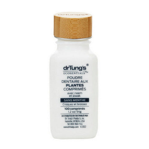 Dr. Tungs, Herbal Toothpowder Tabs Mint-Free, 100 Tabs Dr. Tungs