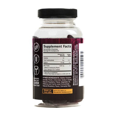 Bucklebury, Milk Thistle Gummies Sugar Free, 60 Gummies Bucklebury